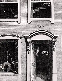1753: Glass globe machine produces a charge of static