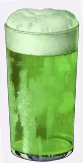 Frosty: Glass of Green Beer