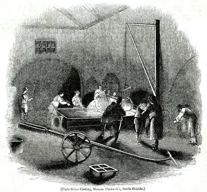 Blower: Glass making at Cookson's, South Shields 1844