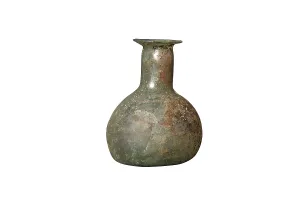 Phial: Glass phial, castle of Chateau-Thierry, Picardy, France