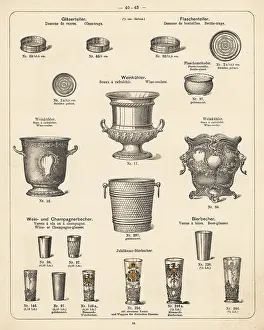 Cooler: Glass tray, bottle tray, wine cooler, etc