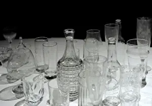 Bottles: Glassware. Glasses, bottles and jars. Waino Aaltonen Museum