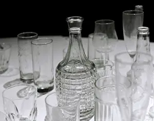 Bottles: Glassware. Glasses, bottles and jars. Waino Aaltonen Museum