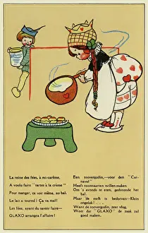 Lucie Attwell Limited (peter Cope): Glaxo advertisement