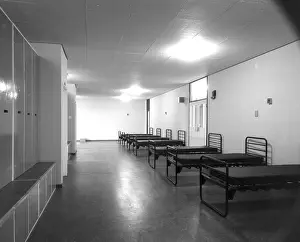 Barbican: GLC-LFB - Dormitory of the new Barbican fire station