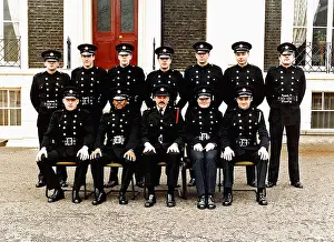 Probation: GLC-LFB Southwark training school squad group photo