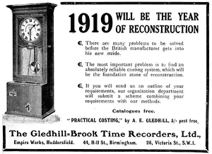 Recorders: Gledhill-Brook Factory Time Recorders