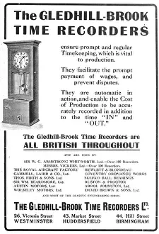 Recorders: Gledhill-Brook Factory Time Recorders
