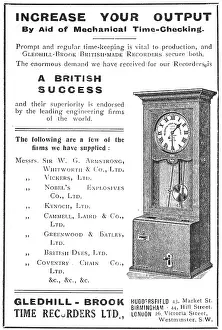 Gledhill: Gledhill-Brook Factory Time Recorders