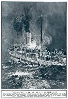 Mar21: The Glenart Castle, torpedoed in WW1