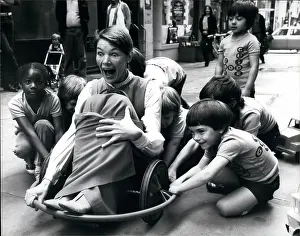 Exciting: Glenda Jackson, English actress, in Carnaby Street, London