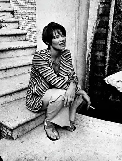 Fascinated: Glenda Jackson, English actress, in Rome