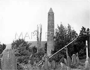 Clerics: GLENDALOUGH ROUND TOWER