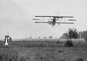 Albany: Glenn Curtiss on the flight to New York, 1910