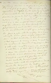 Notebook: Glider flights 1853 From Cayley's original notebook