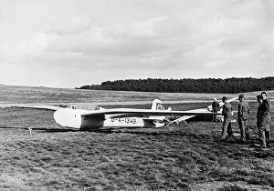 Gruppe: Glider of the glider school Trebbin, 1940