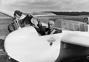 Closes: Glider in the sailing school Trebbin, 1940