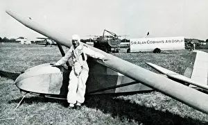 Glider: Glider used for display at the Cobham Air Circus