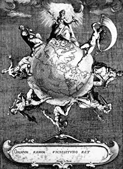 Wechsel: Globe as the Wheel of Fortune