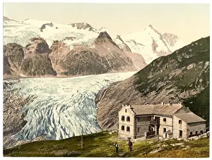 Carinthia: Glocknerhaus, with Pasterze and Grossglockner, Carinthia, Au