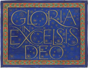 Excelsis: Gloria in Excelsis Deo with stars etc