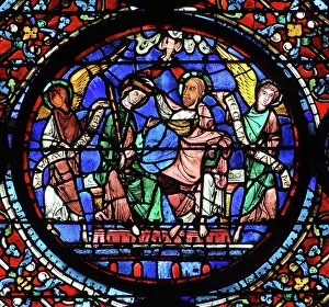 Deum: Glorification of the Virgin stained glass window