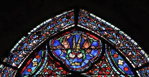 Glorification: Glorification of the Virgin stained glass window