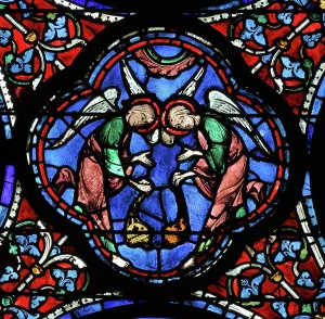 Glorification: Glorification of the Virgin stained glass window