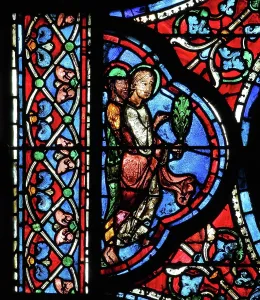 Glorification: Glorification of the Virgin stained glass window