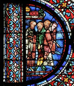 Glorification: Glorification of the Virgin stained glass window
