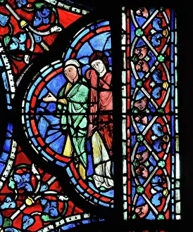 Glorification: Glorification of the Virgin stained glass window