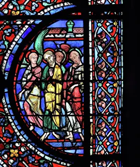 Glorification: Glorification of the Virgin stained glass window