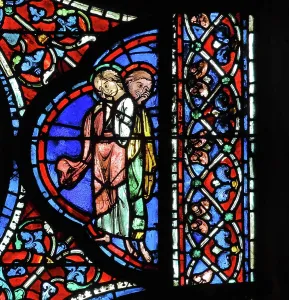 Glorification: Glorification of the Virgin stained glass window