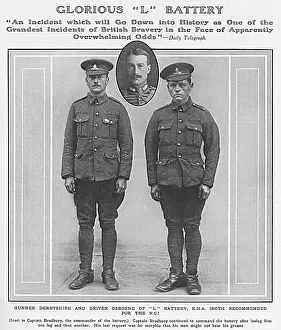 Bradbury: Glorious L Battery, Gunner Derbyshire, Driver Osborne