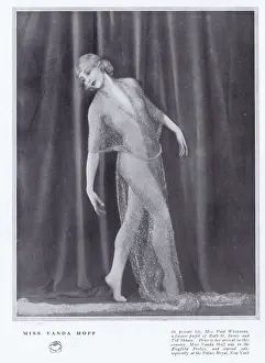 Frolics: A glorious study of Vanda Hoff, appearing in the Music Box R