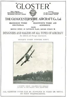 Harassing: Gloster Grebe Harassing The Mercian Cavalry On Manoeuvres