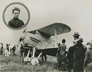 Inset: Gloster Mars I, G-EAXZ, winner of the Coupe Deutsch even
