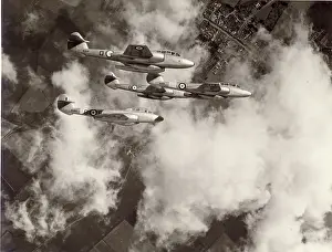 Rissington: Gloster Meteor T7s of the Central Flying School
