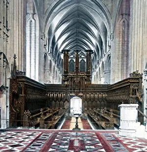 Glos: Gloucester Cathedral Choir, Gloucestershire, England