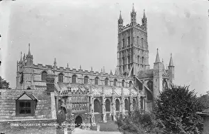 Gloucester: Gloucester Cathedral from the Southwest