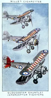 Gauntlet: Gloucester Gauntlet interceptor fighter planes, WW1