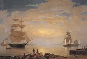 Fitz: Gloucester Harbor at Sunrise