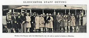 Halford: Gloucester staff outing by charabanc - Halford Cycle Co. Ltd