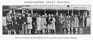 Halford: Gloucester staff outing by charabanc - Halford Cycle Co. Ltd