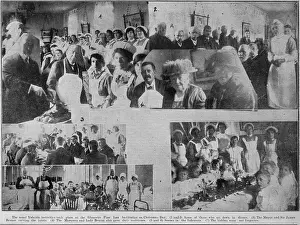 Collage: Gloucester Workhouse Christmas