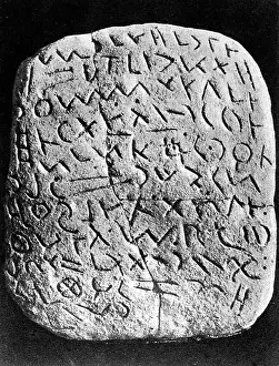 Resembling: The Glozel Alphabet Tablets