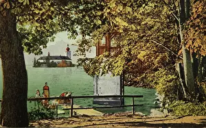 Thyra: Gmunden. Ernst August Thyra-Esplanade. View of