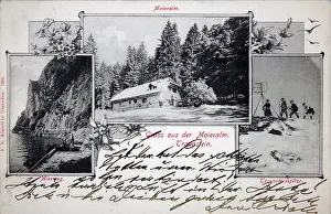 Traunstein: Gmunden. Maieralm. Traunstein. Three views