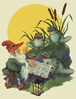 Gnome: Gnome and Frog Choir