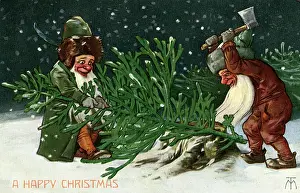 Chop: Gnomes shop down Christmas tree